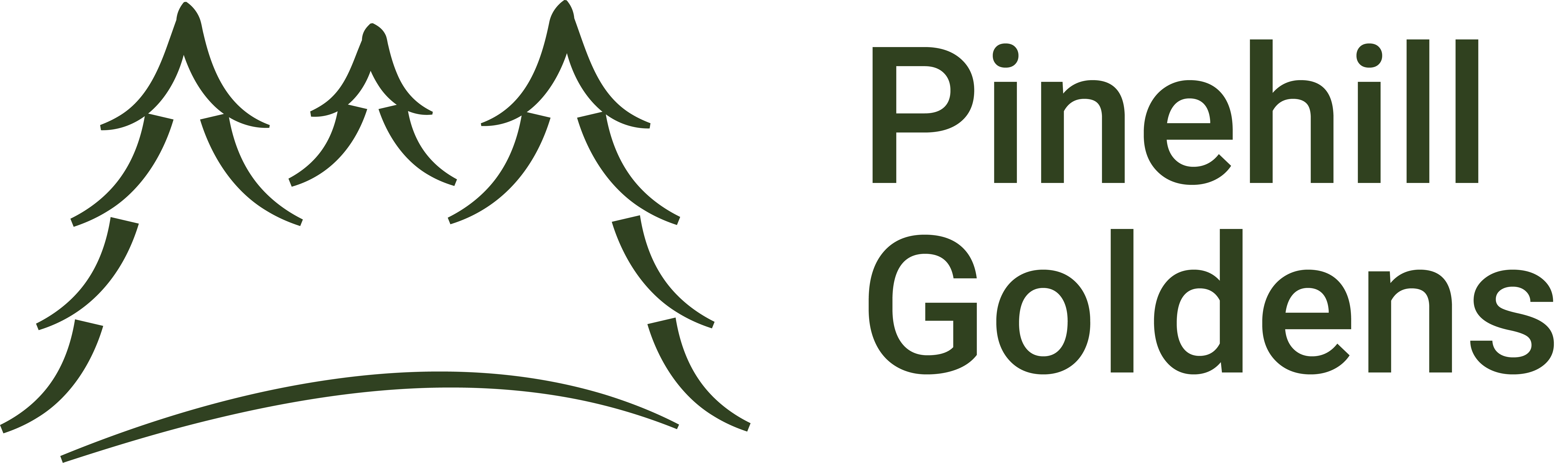 Pinehill Goldens Logo Landscape